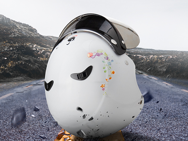 廠家批發(fā)電動車兒童頭盔安全帽半盔