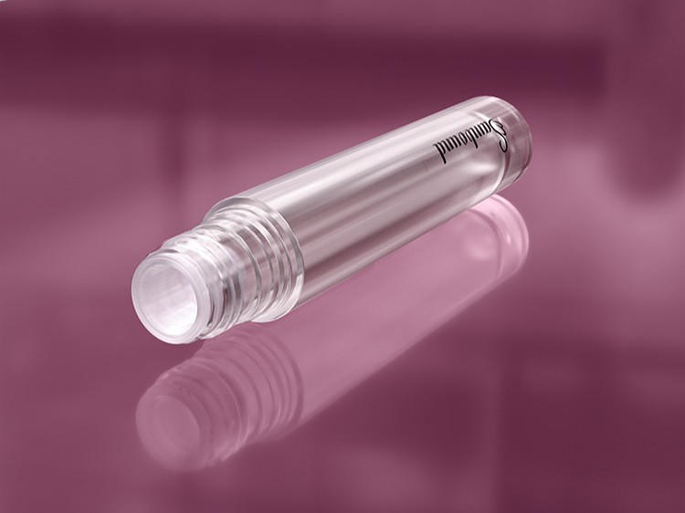 定制透明圓形空唇彩管